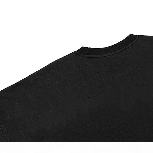 

beauty tide angels large back printing palm round neck short sleeve t-shirt men and women 3 colors, White;black