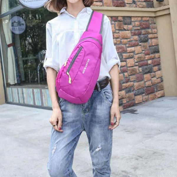 

women bags nylon small chest bag sport travel shoulder outdoor hiking sling bags backpack bag for man w9l6