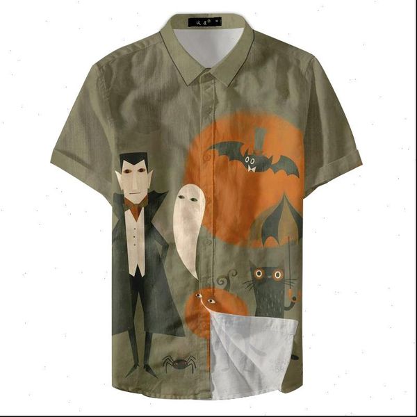 

2021 new fashion man colorful flower full of printing casual shirt drop shipping good quality man clothes, White;black