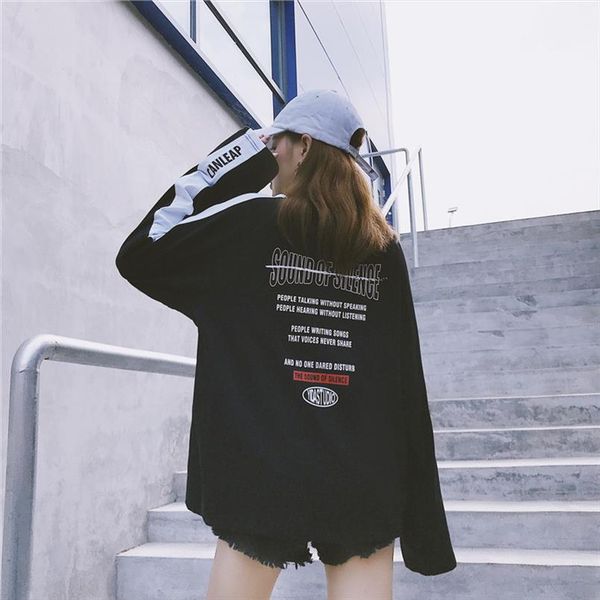 

korean bangtan kpop hoodies for girls streetwear hoodie women sweatershirt woman sweatshirts plus size white fall 2020 womans, Black