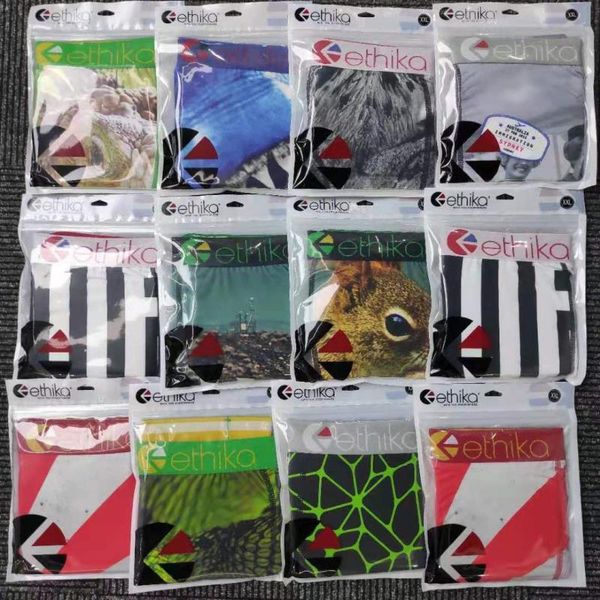 

ethika men boxers promotion random styles boxers underwear sports hip hop underwear street briefs knickers quick dry wholesale boxer9598