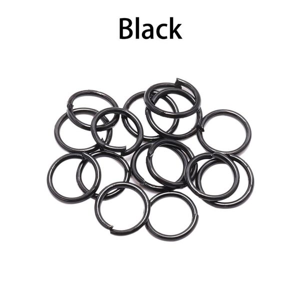 

200pcs/lot 4 5 6 8 10 mm jump rings split rings connectors for diy jewelry finding making accessories wholesale supplies wmtuih bdesybag