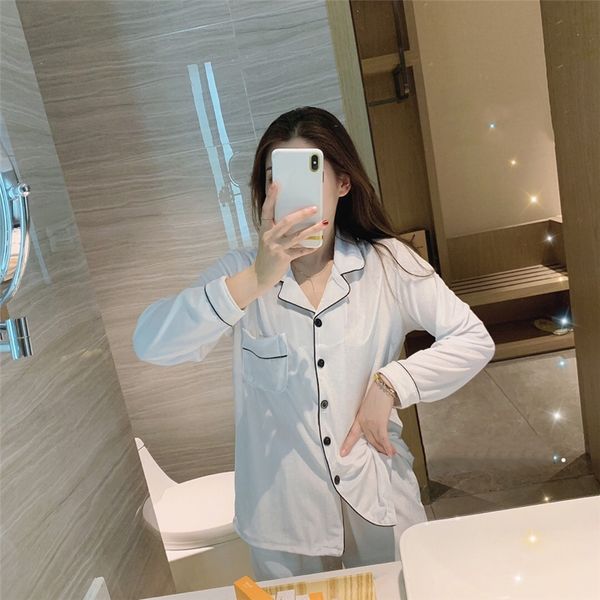 

leopard print velvet pajamas 2021 new black white women luxury sleepwear winter white long sleeve velvet women home pajamas designer #404009, Black;red