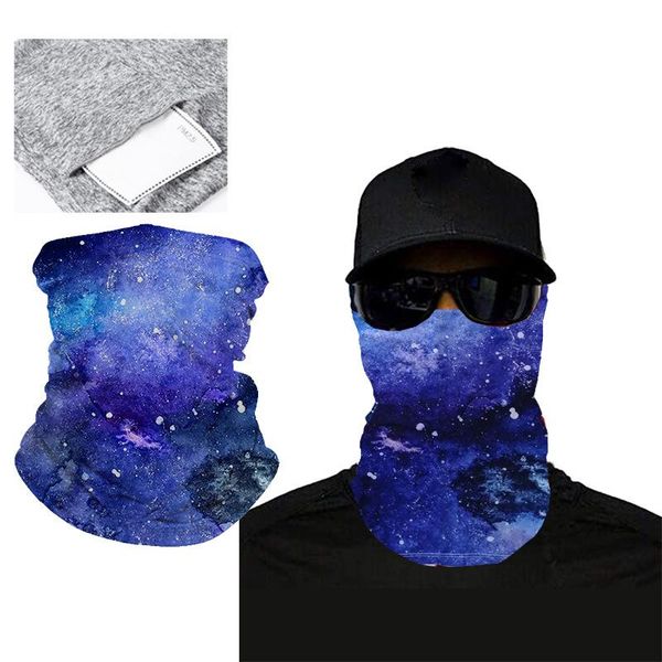 

cycling caps & masks 3d seamless bandana motorcycle ski outdoors sport turban magic bandanas sports scarf fishing bib riding scarves, Black