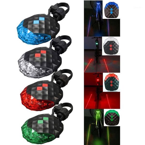 

bike lights 5led red 2 high light led road bicycle cycling rear / tail lamp1