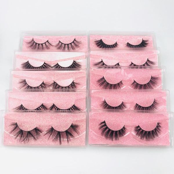 

wholesale false eyelashes 5/10/20/30/50/100 pairs eyelashes natural long 3d mink lashes makeup mink eyelash extensions