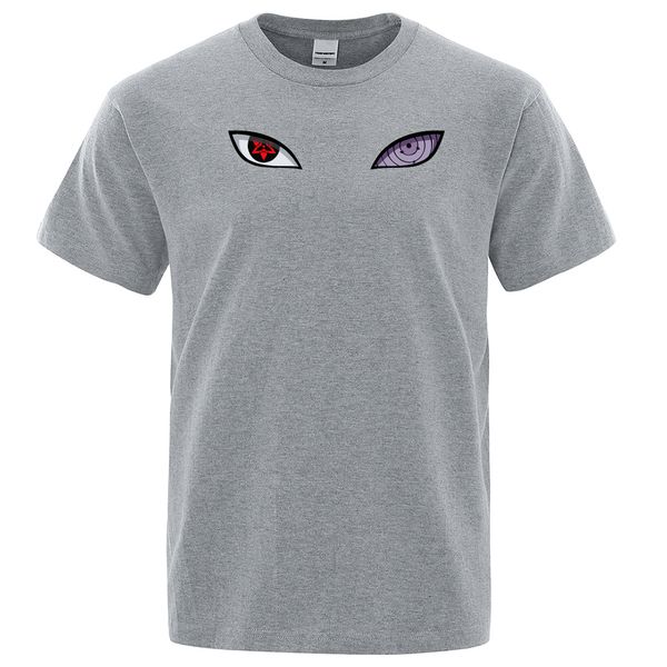 

fashion clothe short sleeve men's naruto gekyo sharingan rinnegan printed summer streetwear sport hooded sweatshirt hoodie men t shirt