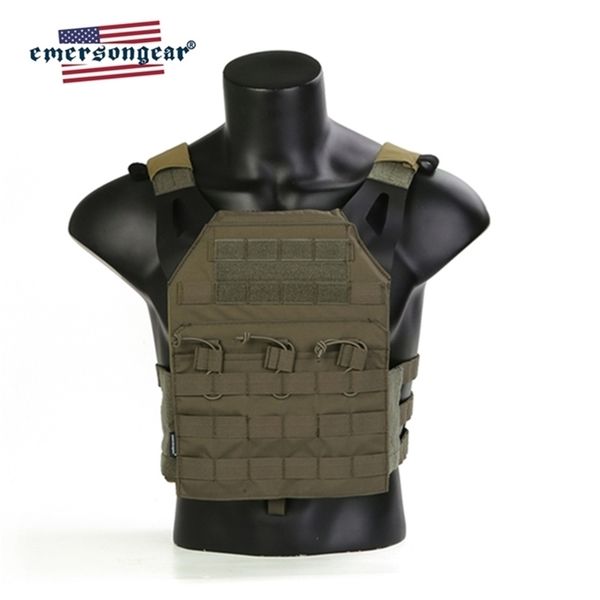 Emersongoar JPC colete tático facilmente colete placa portador corpo armadura airsoft protetora engrenagem guarding verde militar exército caça colete 201214