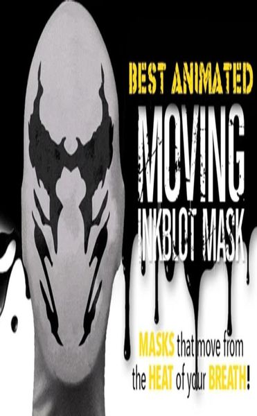 

быстрая доставка masque mscara 2020 хэллоуин волшебное перемещение inkblot дыхания маска деформирована тепла бинты mscara лица sqcsus sports