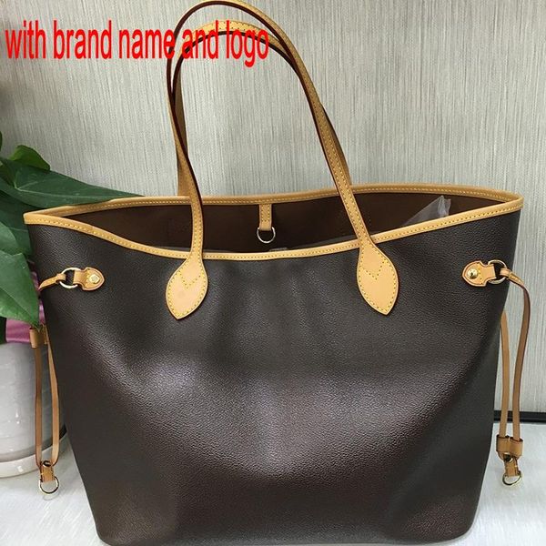 

women high handbag quality large totes real leather handle with small pouch canvas bag dust bag gm mm pm size oesc6 qynf