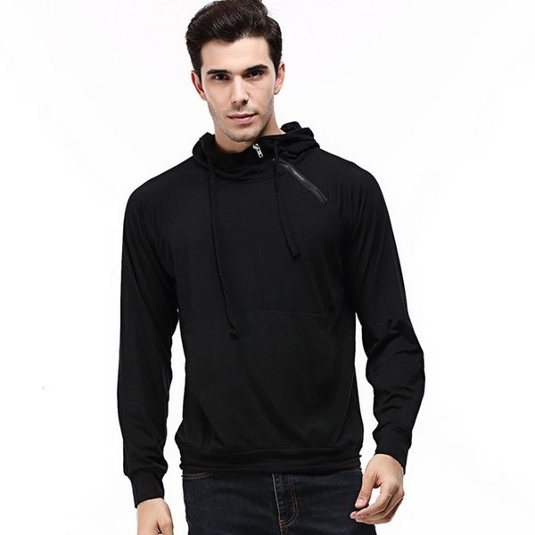 

thin new men's autumn 2020 eu sweater hooded pullover loose sportswear jacket, Gray