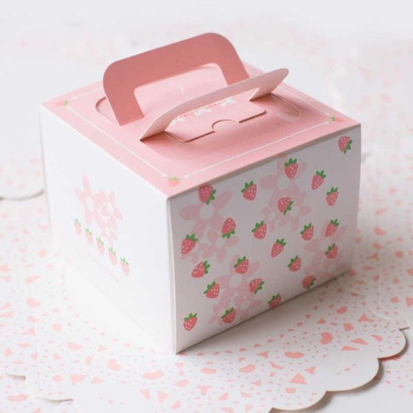 

13.5*10cm square cake box new pattern gift flower cake box exhibition