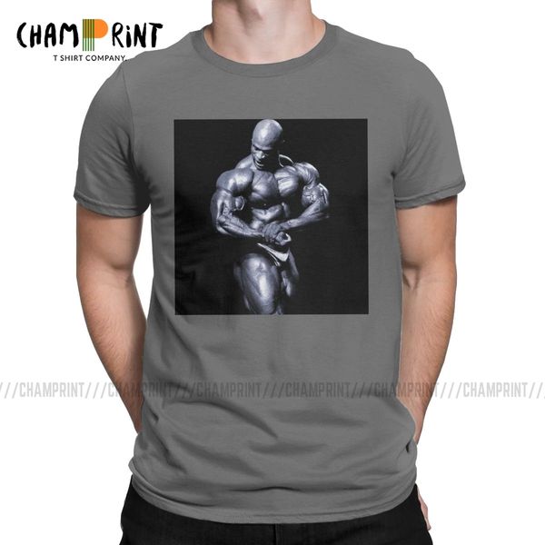 

sport ronnie coleman t-shirt men gym fit fitness bodybuilding vintage 100% cotton tee shirt o neck short sleeve t shirts big size