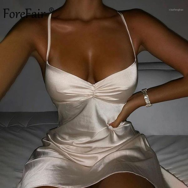 

forefair women silk slip dress low chest homewear straps v neck high waist skinny elegant party pullover fall lady dress1, Black;gray