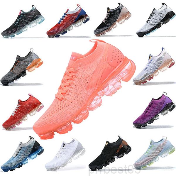 

2021 new arrival cushion knit fly 2.0 mens women casual shoes xamropav sapphire blue racer blue cny red fuchsia trainers sneakers 36-45 lkc7, Black