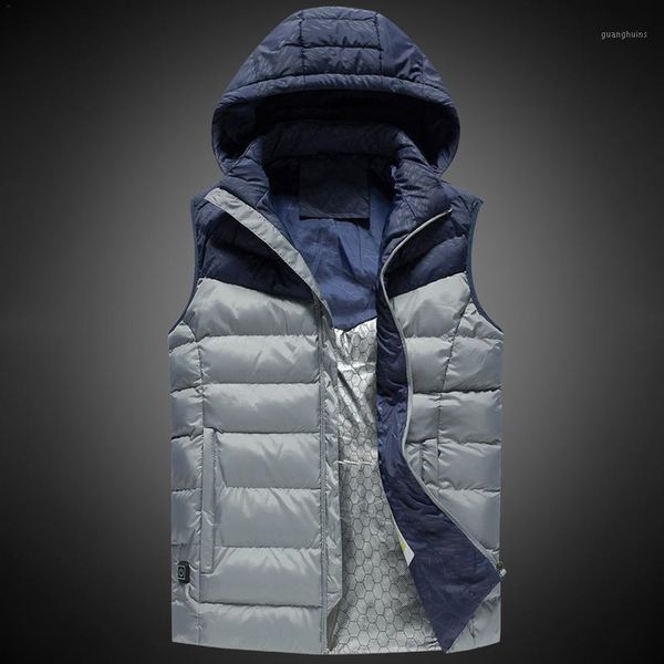 

outdoor t-shirts heated vest usb heater heating winter electric jacket men woman hiking ski thermal1, Gray;blue