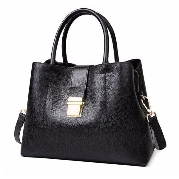 

new women real cow leather messenger handle bag fashion casual classic cross body shoulder bags designer luxury handbags