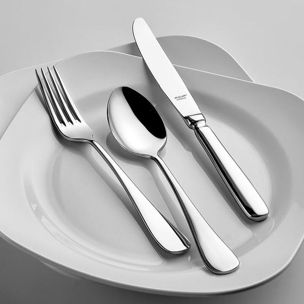 

kiliclar diana dinnerware 24 pcs stainless steel tableware cutlery set vintage quality knife fork dining dinner set