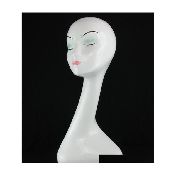 

shipping 1pc fiberglass mannequin hair head stand hair fashion head tete a coiffer pour perruque,mahekebi paspop,m00521 mofyk, Khaki