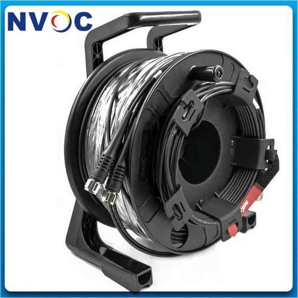 

fiber optic equipment mm om3-150 4c odc round(male) to male-lc/upc patch cord with protable roll+4c square(female) lc 1m jumper