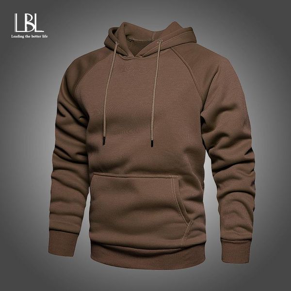 

solid men hoodies hooded autumn new 2020 streetwear sweatshirts basic man casual fleece men's winter pullovers hoody flosd, Black