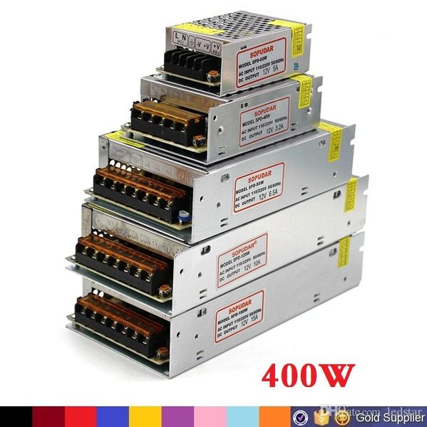 

dc 12v led transformer 70w 120w 180w 200w 240w 300w 360w 400w power supply for led strips led modules ac 100-240v