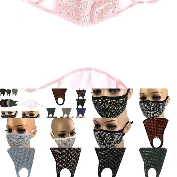

fashion factoryyhb4pm2.5 dustproof bling protective diamond mask mouth masks washable reusable x3z11