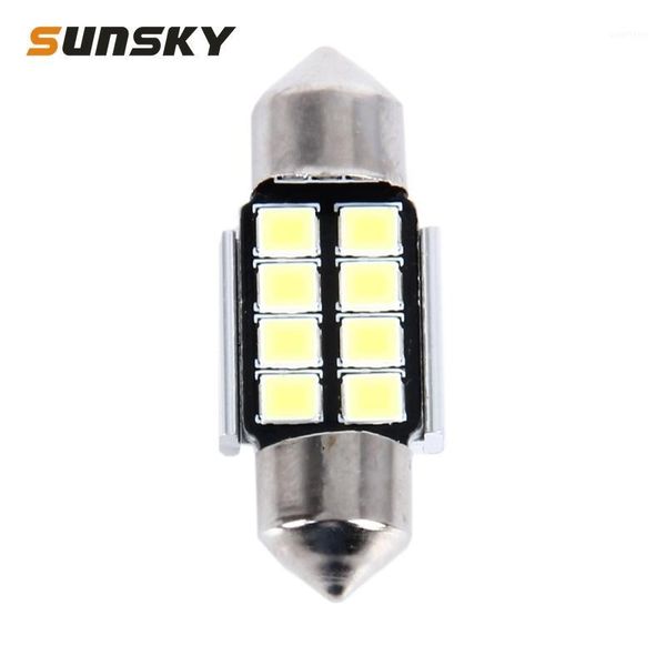 

2pcs car led reading light 3w 200 lm 6000k 31mm 36mm 8 smd-2835 leds bicuspid port decoding car dome lamp led reading light1