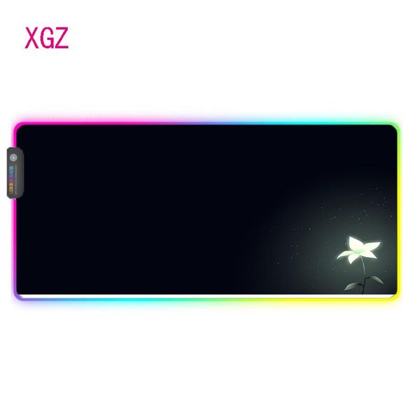 

mouse pads & wrist rests xgz nier automata anime rgb game mousepad large deskcomputer pad gamer xxl 7-color backlight control keyboard