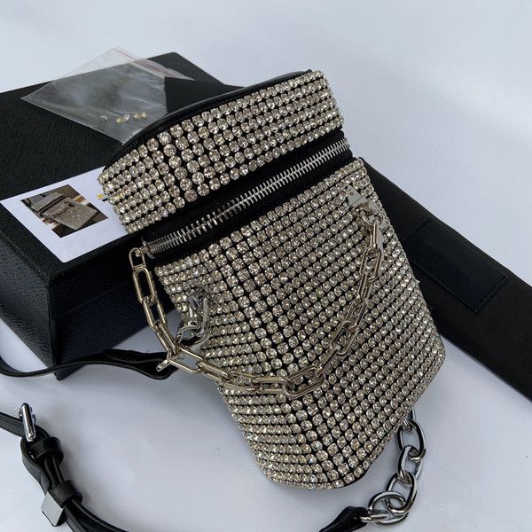 

personalized diamond dinner shining box small bag 2020 new tide net red shoulder bag women's versatile messenger bag