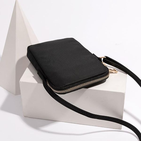 

shoulder bags mini small package mobile phone bag female trend vertical section wild oxford cloth messenger square