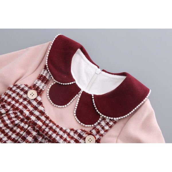 

sle british sub super foreign winter girls' sweet plush skirt temperament drs e94042 9utv, Red;yellow