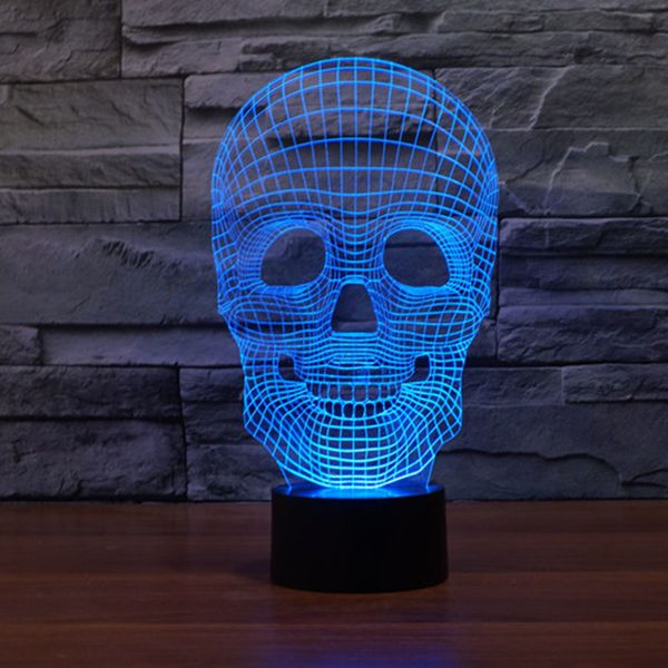 

2021 new 3d night usb charge led lamps 7 colors changing lighting qa9v