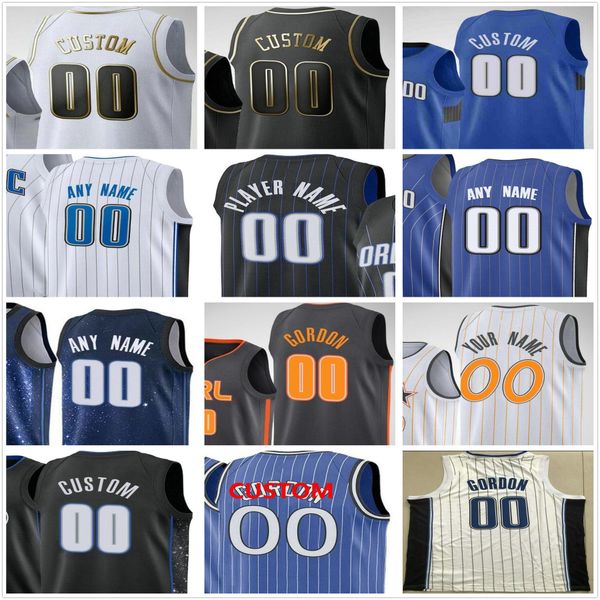 

custom printed 31 terrence ross markelle 20 fultz 2 al-farouq aminu 5 mo bamba 24 khem birch 11 ennis men women kids youth basketball jersey, Black;red