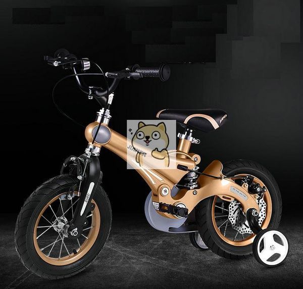 

children's bicycle with high elastic springs 12 inch 14 inch 16 magnesium alloy disc brakes children bicycle