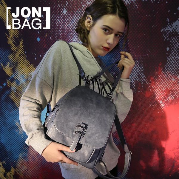 

jonbag большой мешок корейской версии диких моды рюкзак марочные чувство девушка плече сумка женщина большой емкости