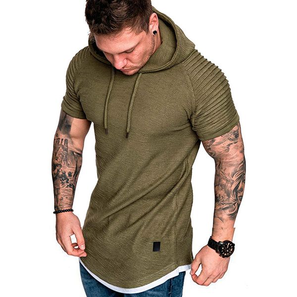 

new men's casual and fashionable solid color hoodie, White;black