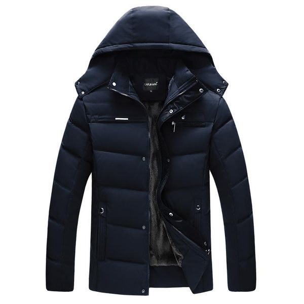 

men's down & parkas padded jacket young and middle-aged thick winter, Black