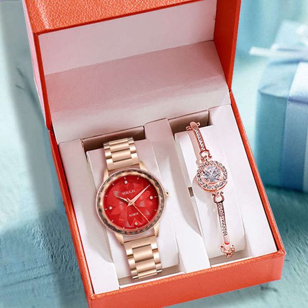 

watch fashion waterproof steel belt women's women's watch quartz watch gift expression people's day gift, Slivery;brown