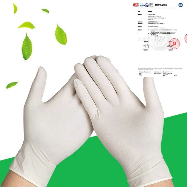 

pairs 50 food universal latex garden disposable household cleaning care gloves can used repeatedly