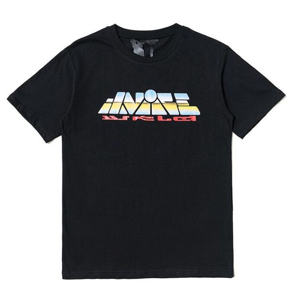 

wholesale popular new men's hip-hop casual round neck cotton short-sleeved bottoming shirt, White;black