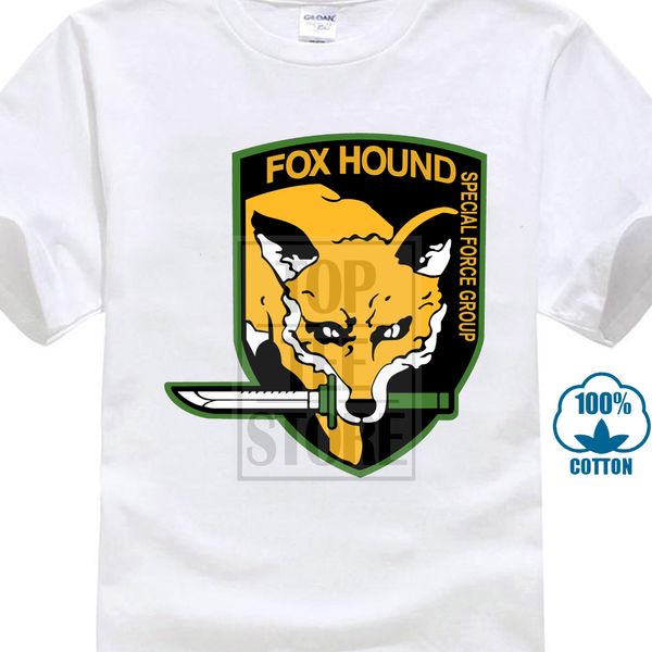 

100% cotton tee shirt for men fox hound foxhound special force metal gear solid men's t shirt sport hooded sweatshirt hoodie
