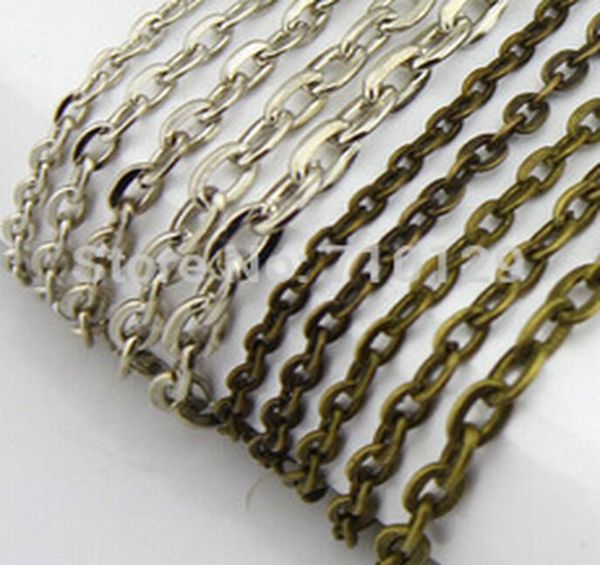 

ghrqx sell iron cross chain (3*2.2mm) jewelry findings make necklace bracelets 2meter ghrqx sqcyfm new_dhbest, Black;white