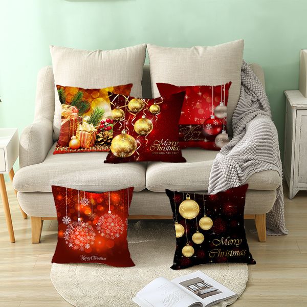 

merry cushion cover decorations for home xmas gifts ornaments christmas happy new year 2021 decor navidad