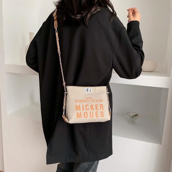 

new 2020 textured satchel joker messenger bag stylish one-shoulder bucket bag