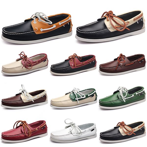 

men casual shoes triple black white popular breathable silver taupe dlives mahoganys browns jogging walking low soft multi leather mens snea