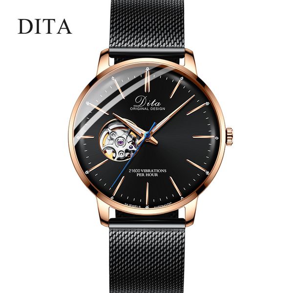 

2020 tourbillon automatic mechanical stainless steel relojes de mujer dw man wrist hand bracelet watch