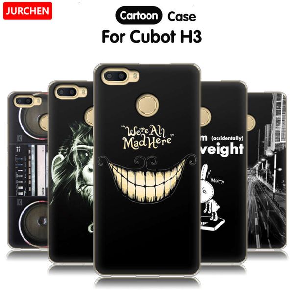 

jurchen cubot h3 soft card cover, 5.0 inch tpu printing cover, cubot h3 silicone back cover4fre