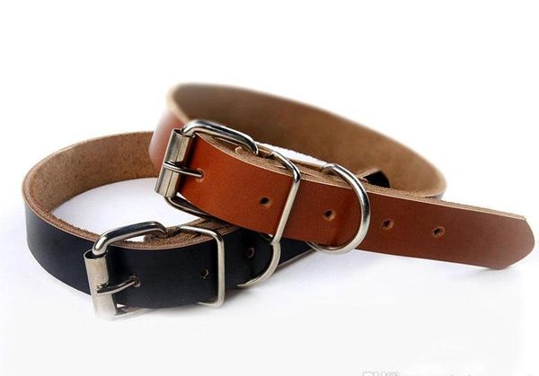 

dog accessories real cowhide leather dog collars 2 colors 4 sizes wholesa jlldah mx_home