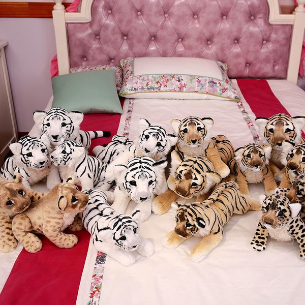 

soft stuffed animals tiger plush toys pillow animal lion peluche kawaii doll cotton girl brinquedo toys for children 201012